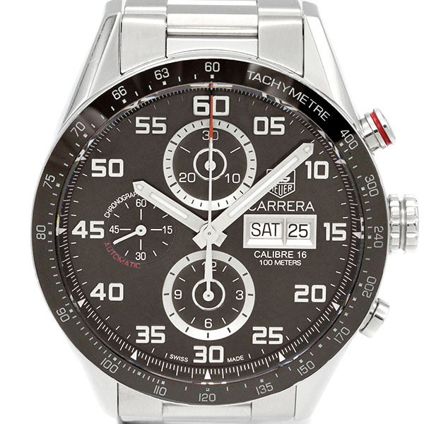 TAG Heuer Carrera Cal 16 Day-Date Chronograph Automatic 43mm SS Watch CV2A1S BA0799 624