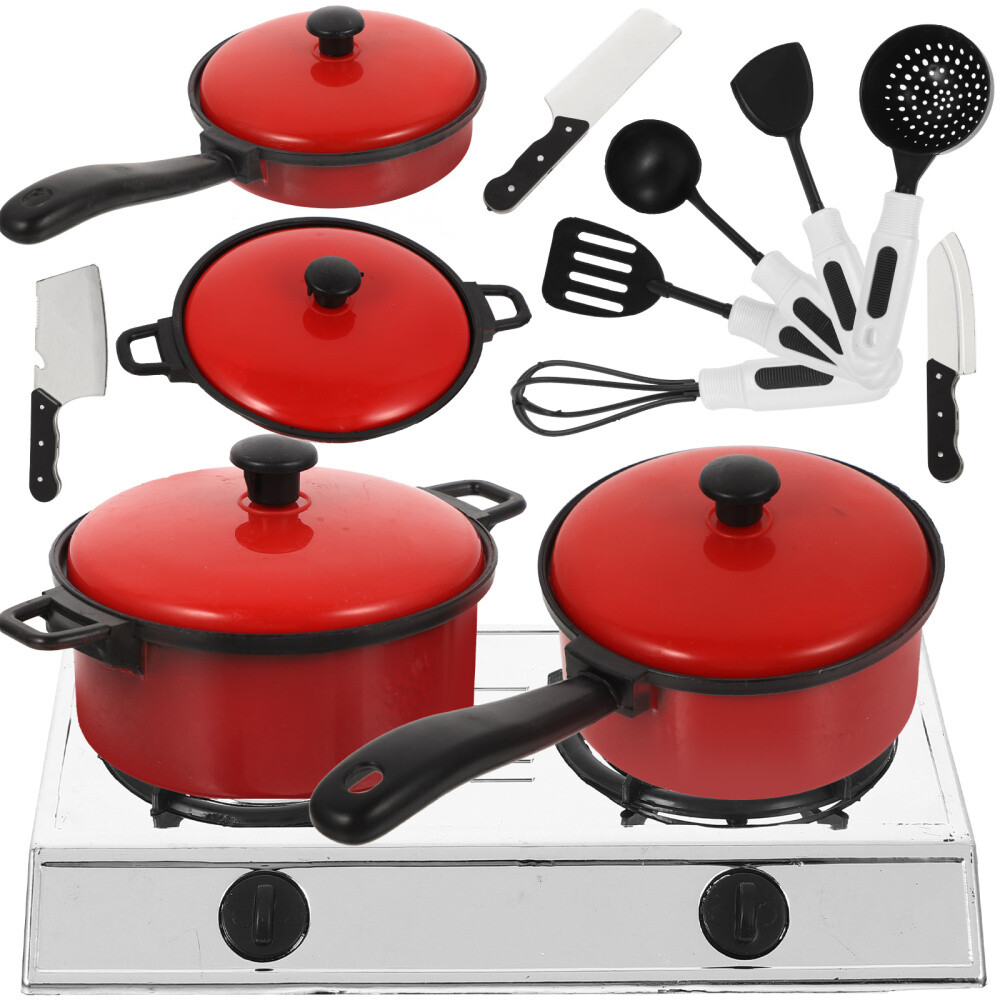 Kitchen Toys Mini Saucepan House Play Cookware Kitchenware Kids for