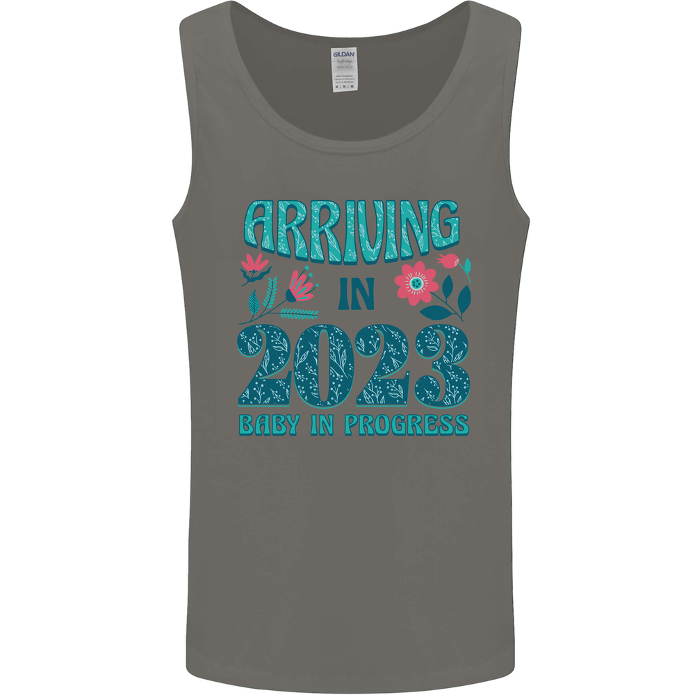 Arriving 2023 New Baby Pregnancy Pregnant Mens Vest Tank Top