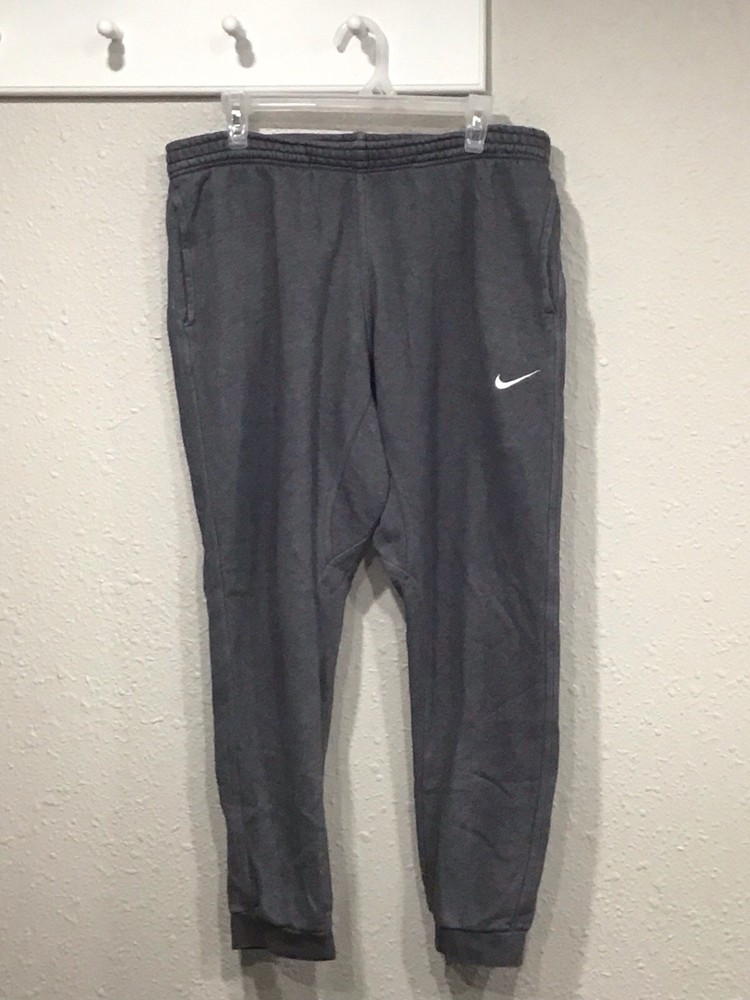 Nike Sportswear Club Fleece Tapered Joggers Gray XL 826431-071 Comfort Sweatpant