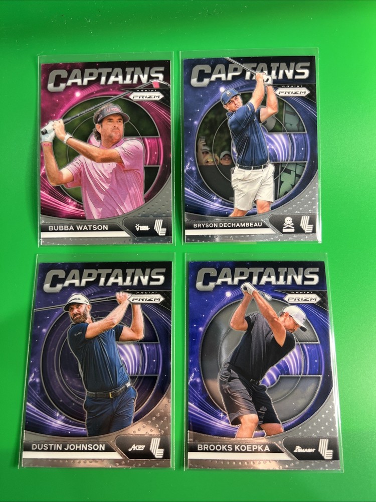 Bryson Bubba DJ Koepka Panini Prizm LIV Golf 4-Card Lot