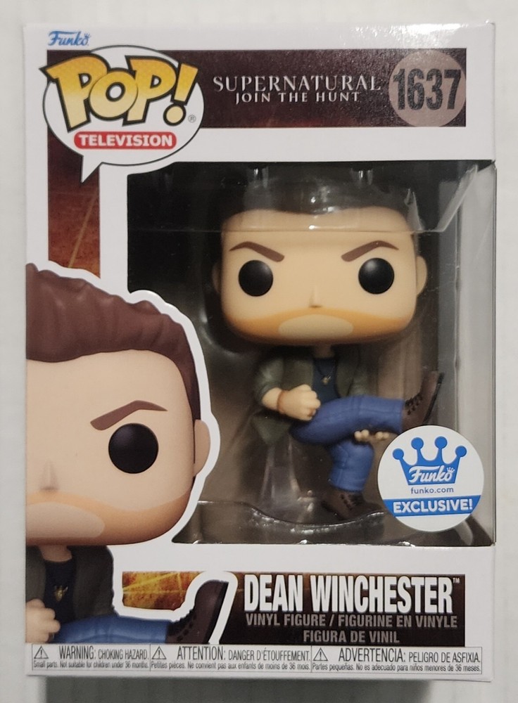 Funko Pop Supernatural Dean Winchester 1637 Exclusive W/ Protector IN HAND