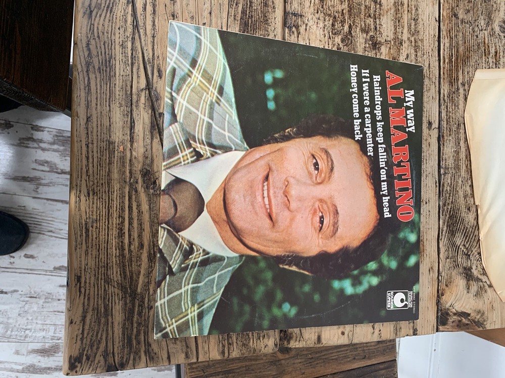 AL MARTINO My Way EX -Vinyl LP & Inner Plays Perfect 60’s Easy Vocal Rat Pack