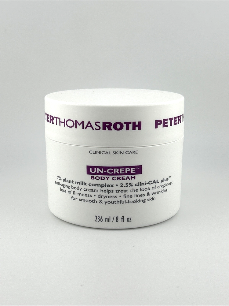 Peter Thomas Roth UN-CREPE Anti-Aging Firming Body Cream 8oz Smooths & Tightens Skin