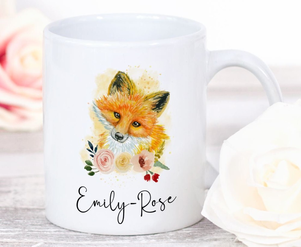 Fox Mug Personalised Fox Coffee Mug Fox Coffee Cup Fox Lover Gifts For Fox