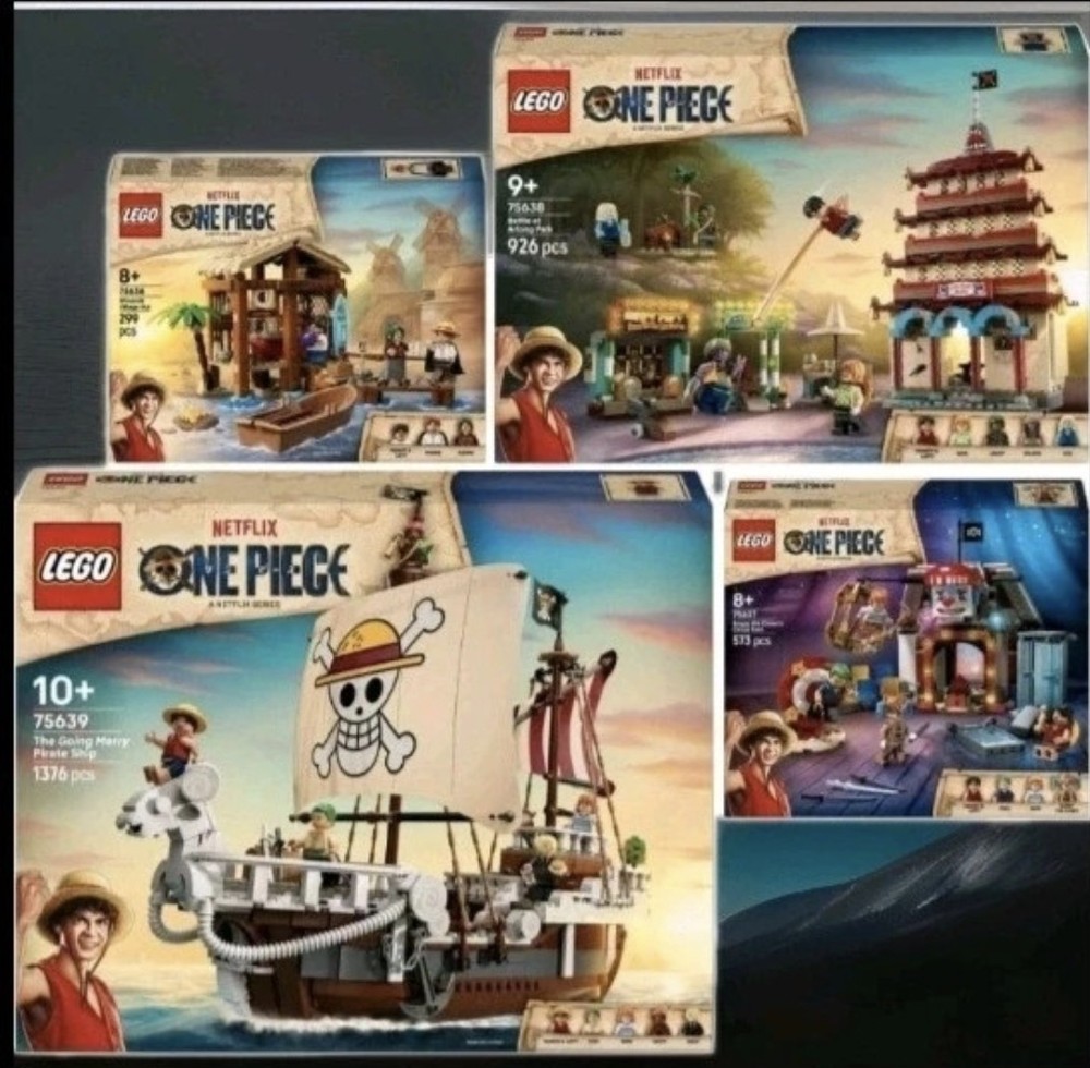 Lego - One Piece - 4 Set 75639 - 75638 - 75637 - 75636 - NEW
