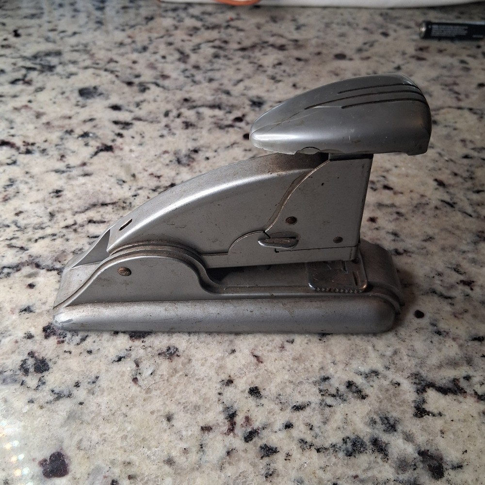 Vintage Swingline Speed Stapler No 3 Art Deco Metal Made In USA Works