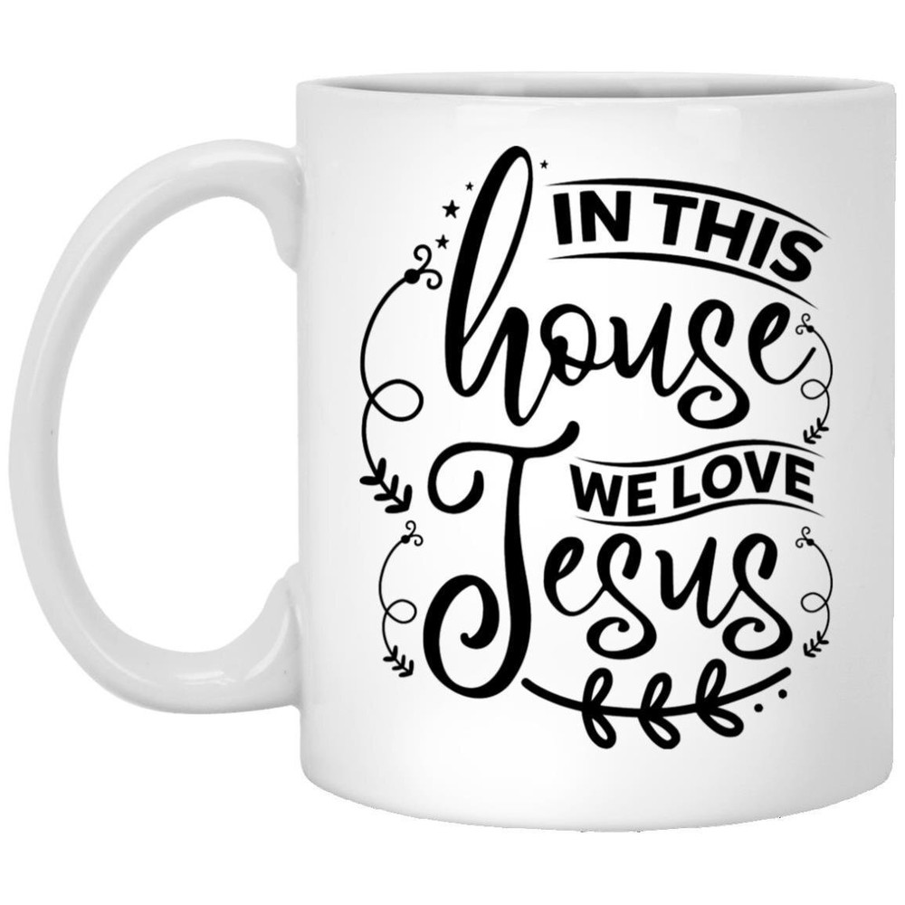 Christian Jesus Coffee Mug - Inspirational Gift for Mom, Faith-Based Home Decor