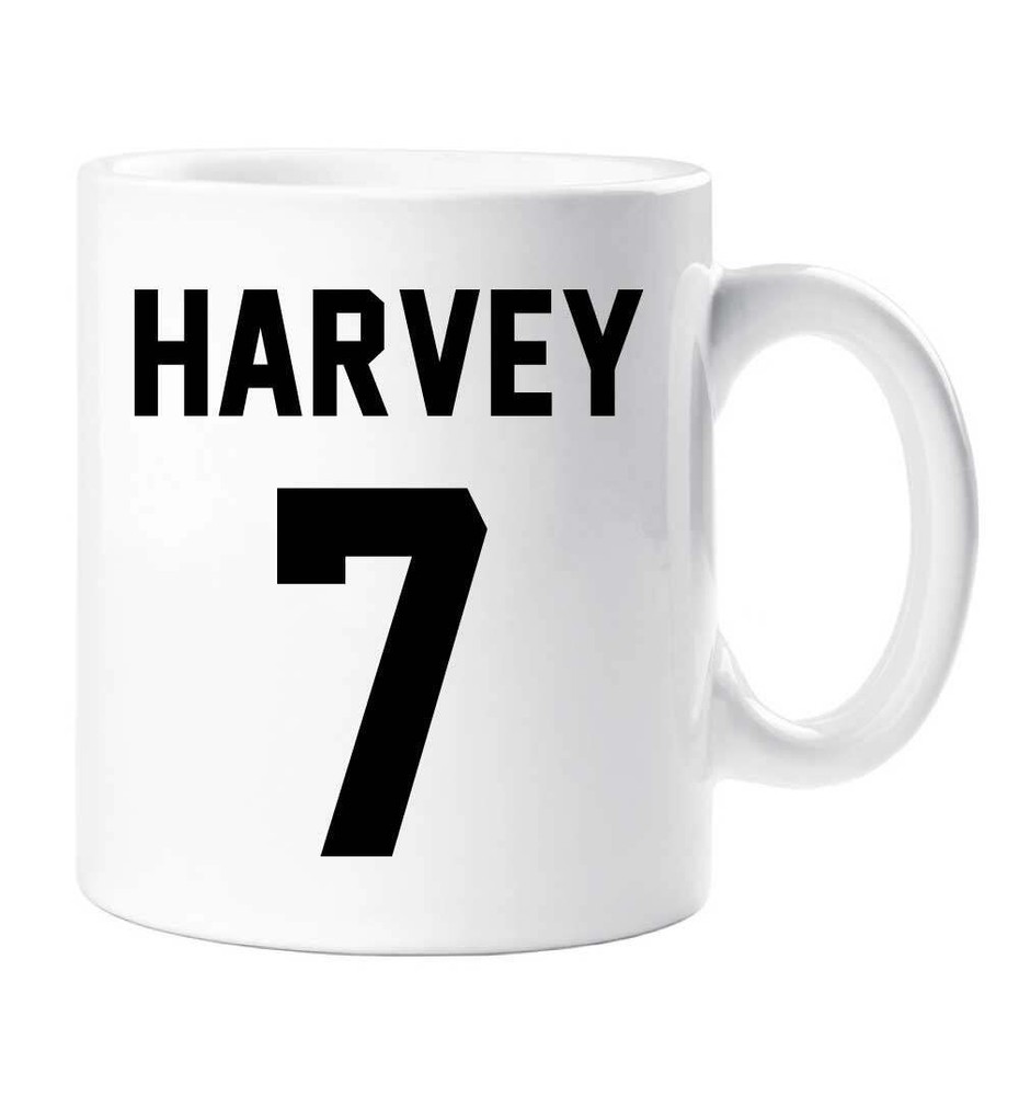Personalised Son Footballer Gift Mug for Stocking Fillers Ceramic Cup  