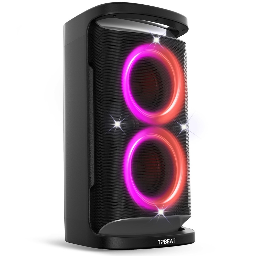 QxbJoy 160W Portable Bluetooth Speaker with Deep Bass and Loud Sound