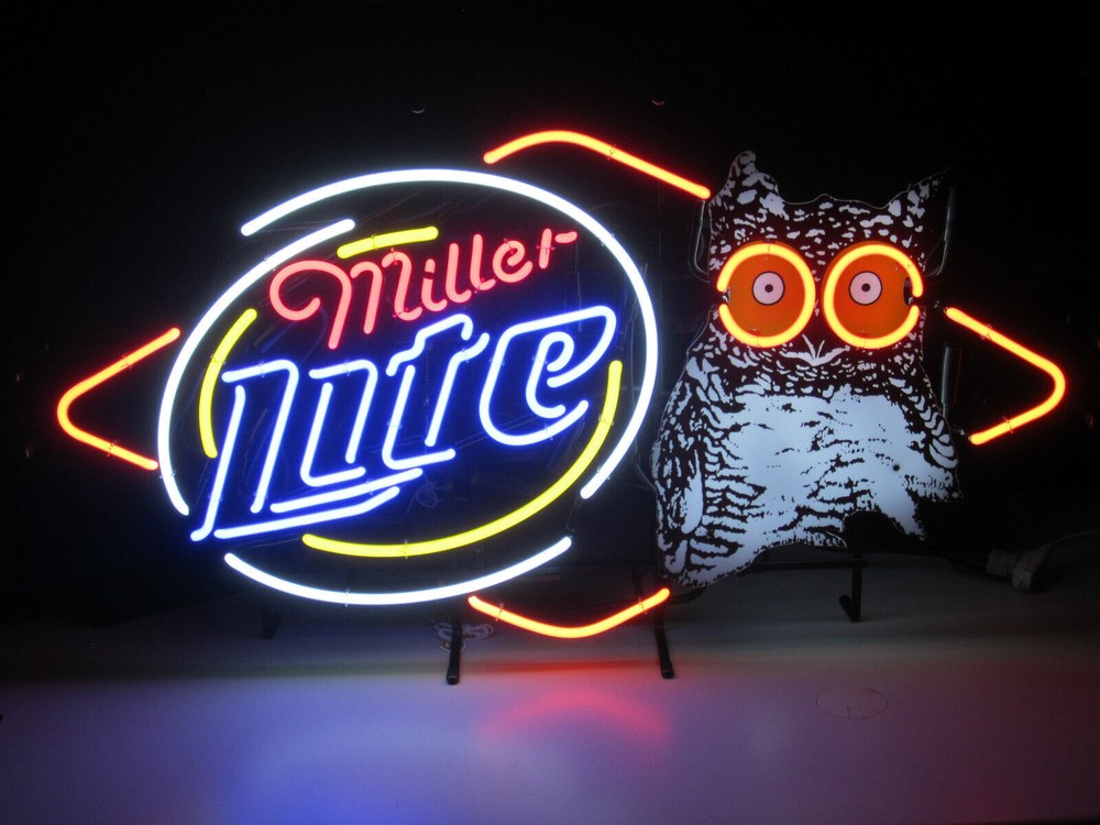 Hooters Owl Neon Light Sign for Bar Wall Decor 24x20 Inches Beer Theme