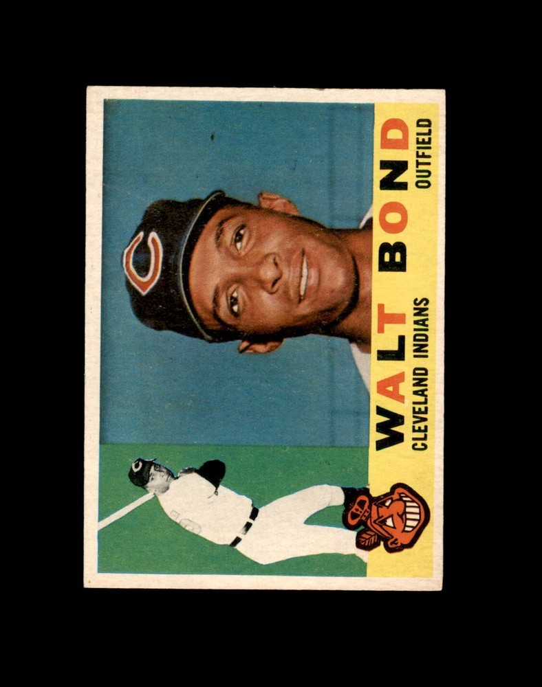 1960 TOPPS #552 WALT BOND RC ROOKIE INDIANS EXMT *2206