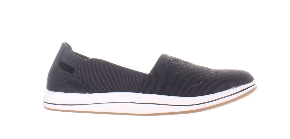 Clarks Womens Breeze Step Black Casual Flats Size 8.5 (7363019)