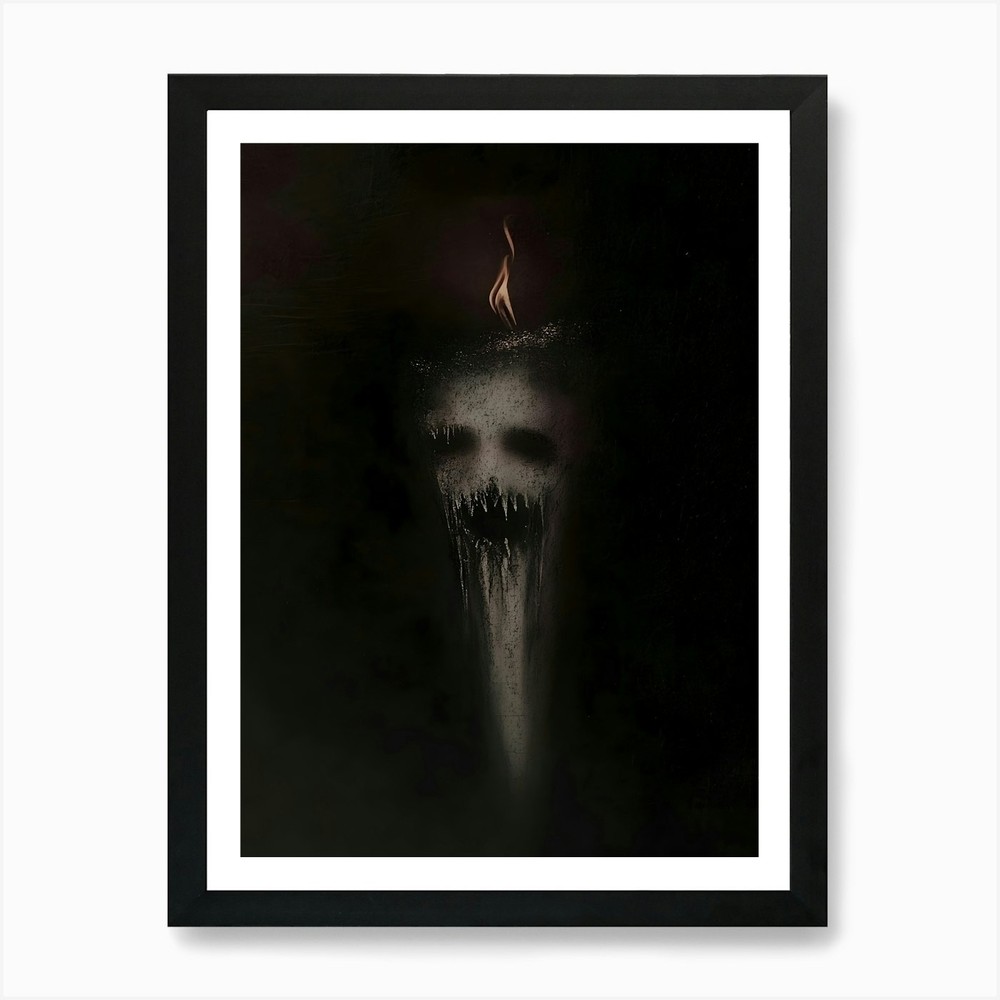 Dark Gothic Scream Art Print Framed Wall Art Poster Canvas Print Picture