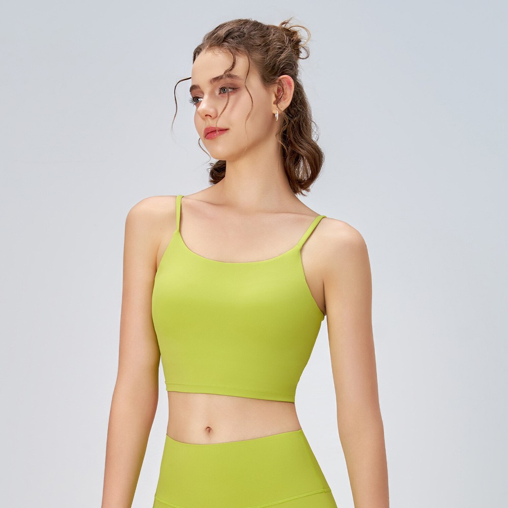 Yoga Clothes With Chest Pad U-shaped Beauty Back Women's Outer Wear Fitness Exer