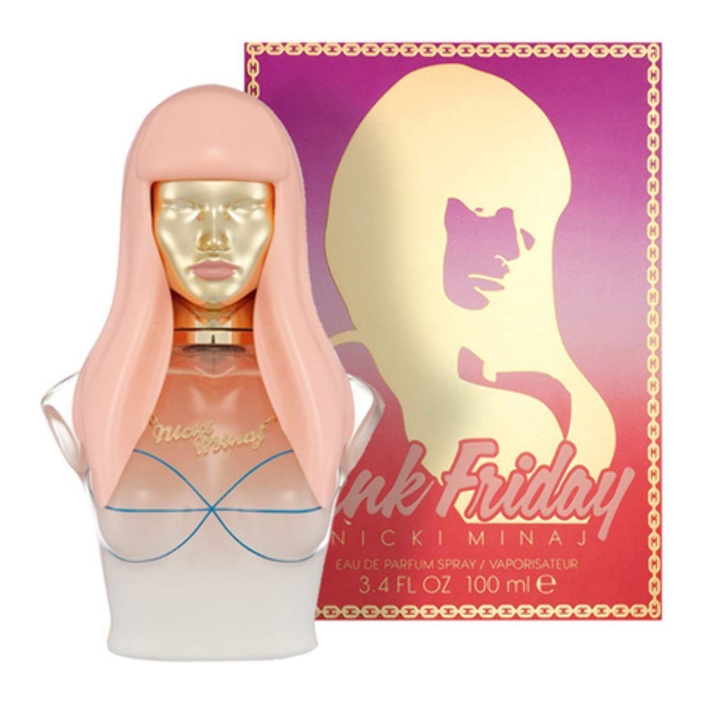 Nicki Minaj Pink Friday Eau de Parfum Spray for Women, 3.4 oz / 100ml
