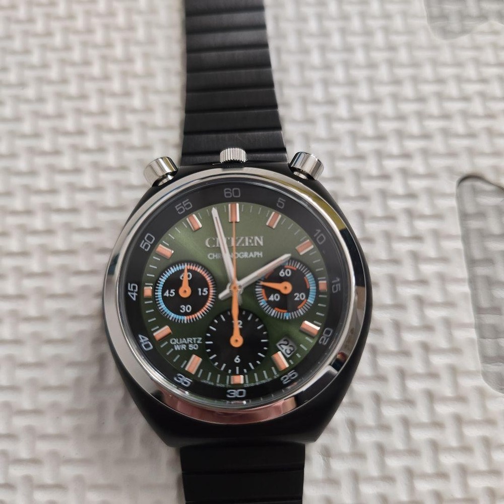 Citizen Tsuno Chrono On Time Move Green Limited Quartz Watch 200pc Edition