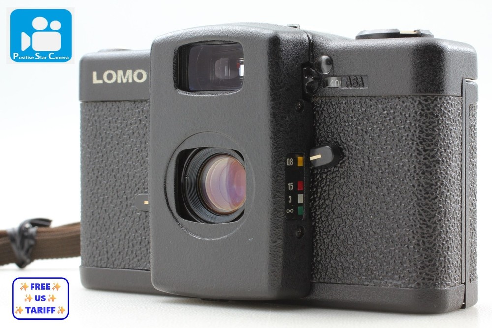 🎦👀✨Exc+5✨ Lomo LC-A Black Point & Shoot 35mm Film Camera From JAPAN
