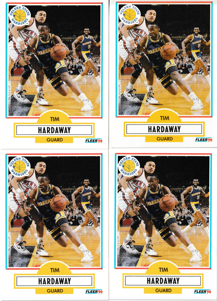 1990-91  FLEER  /  TIM HARDAWAY  
