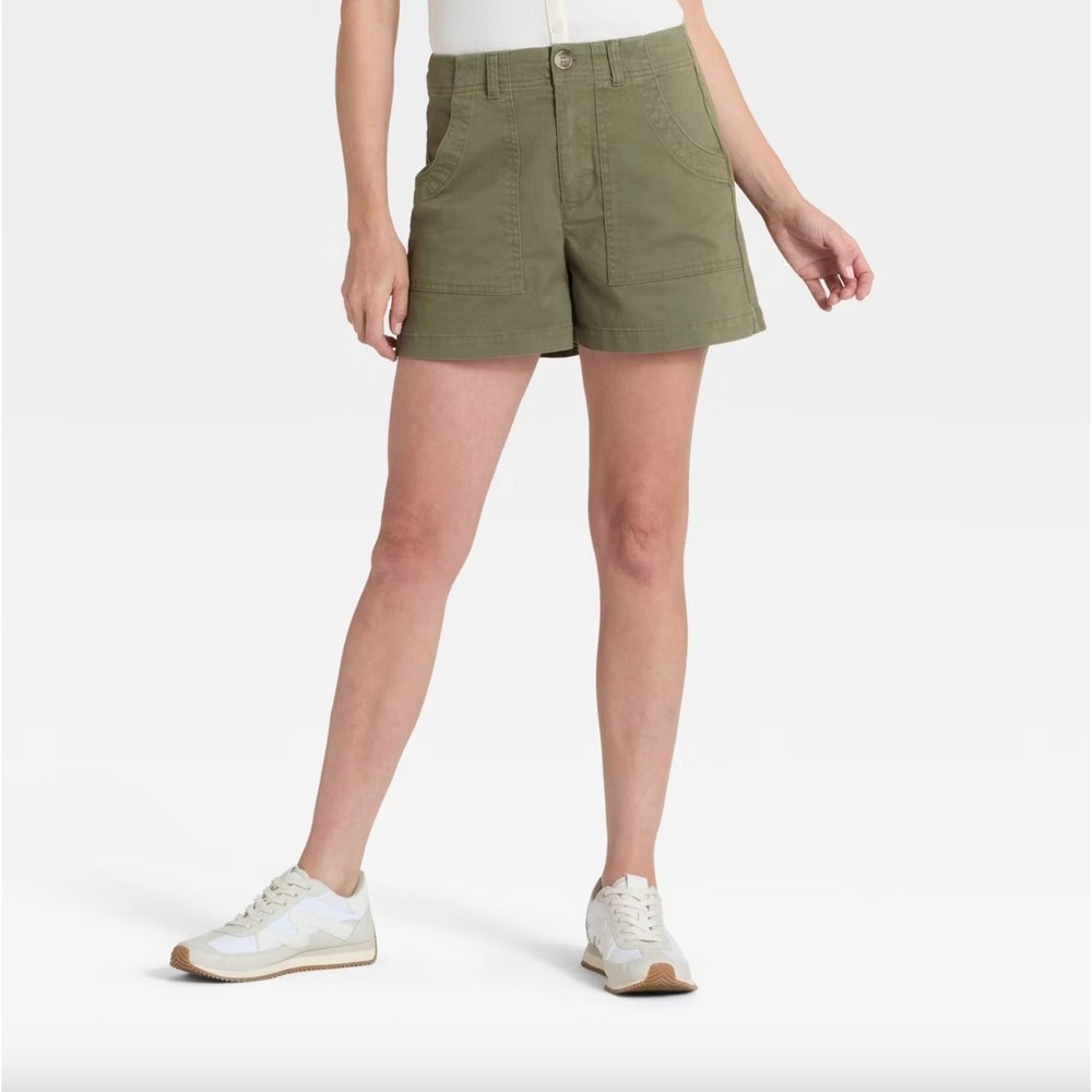 Universal Thread High Rise Utility Shorts Size 16 Casual Minimalist Hipster