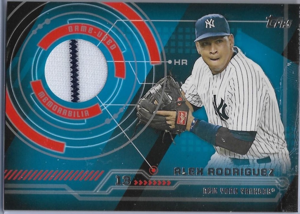 Alex Rodriguez #TRAR JERSEY RELIC-==-2014 Topps Trajectory Relics