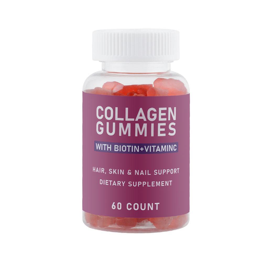 Gomitas de colágeno para cabello piel uñas con vitamina C biotina 60 unidades
