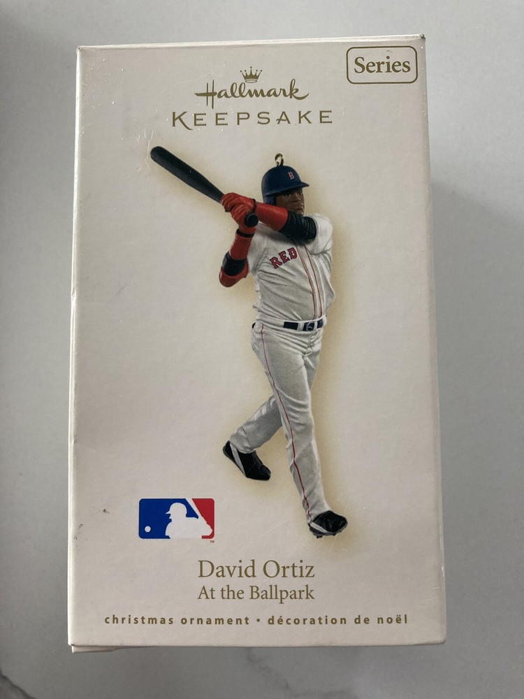 Hallmark David Ortiz “At The Ballpark” Boston Red Socks 2007 Keepsake Ornament
