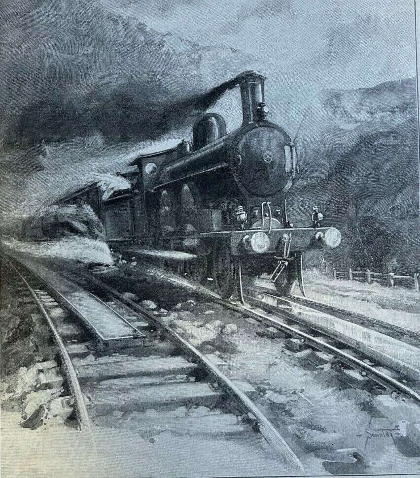 1899 Stephen Crane The Scotch Express Illustrated Vintage Edition