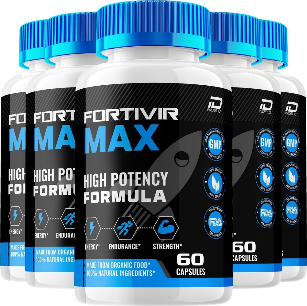 (5 Pack) Fortivir Max for Men Capsules – FortivirMax Vitamin Complex Pills
