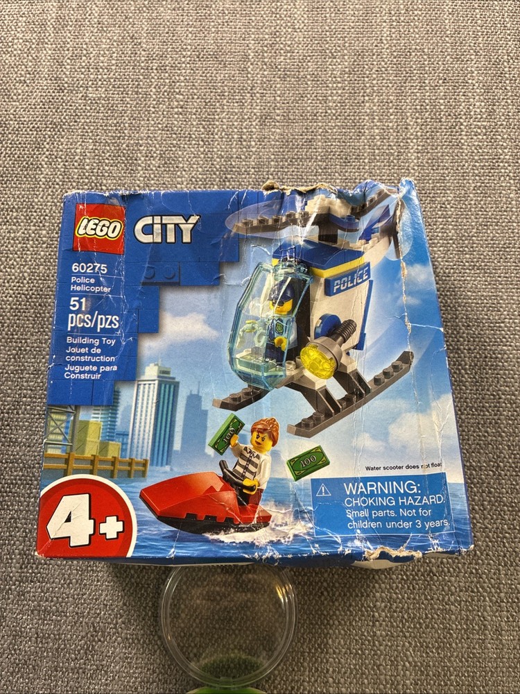 LEGO CITY Police Helicopter (60275) Retired New Damage Box 51 Pieces Age 4+
