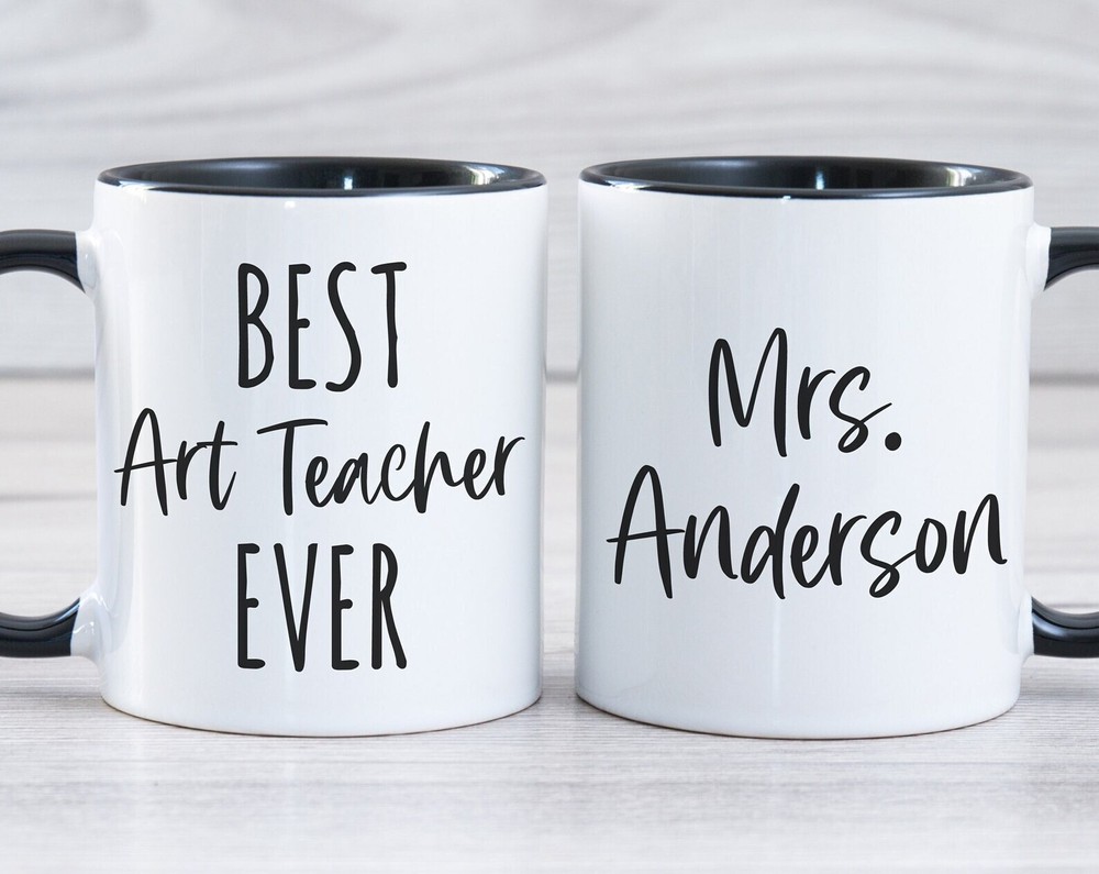 Art Teacher Gift Personalized Art Teacher Mug Gift For Art Teacher Art Teacher
