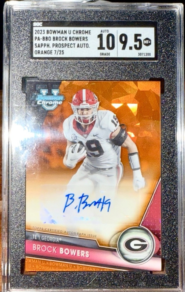 2023 Bowman U Chrome Brock Bowers Auto 7/25 🔥🔥