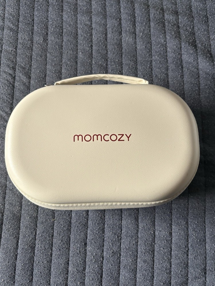 Momcozy M9 Double Wearable Breast Pump - White and Pink Open Box