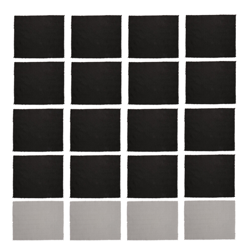 24 Pcs Clear View Lens Cleaner Screen Cleaning Cloth Computer Foldable Jewelry