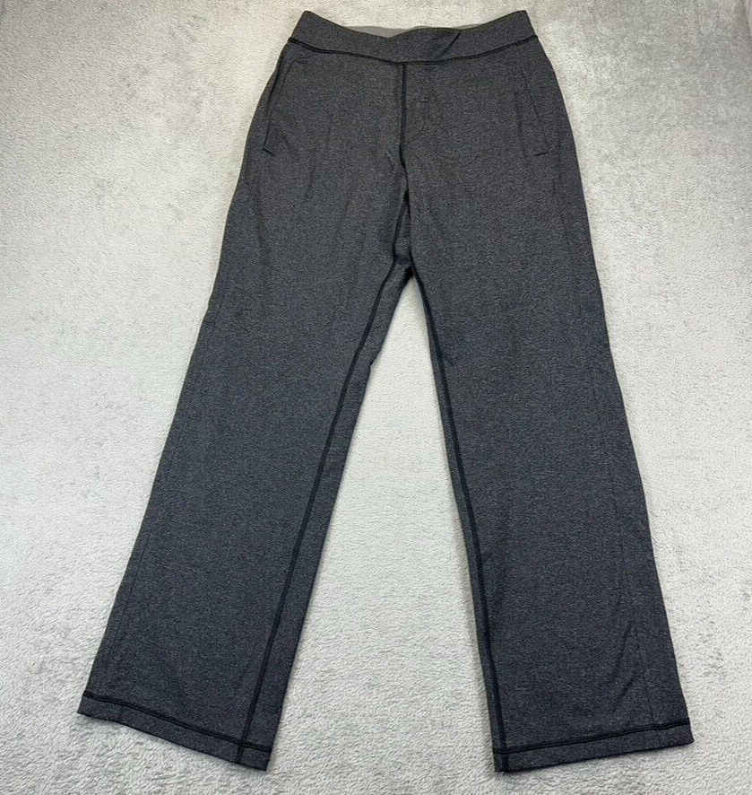 Lululemon Mens M Kung Fu Gray Straight Stretch Fitness Performance Sweatpant