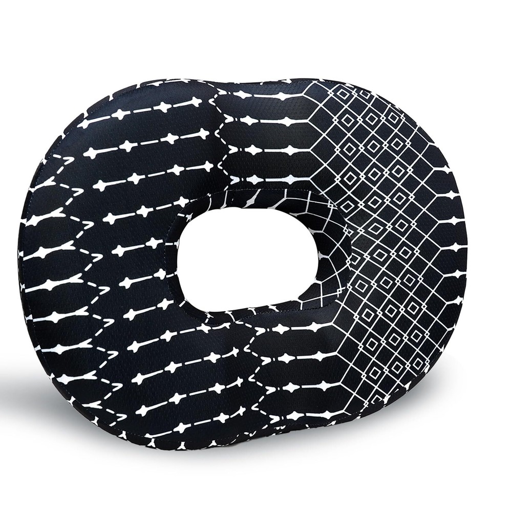 Donut Pillow for Hemorrhoids Seat Cushion for Tailbone Pain Relief - Black Bo...