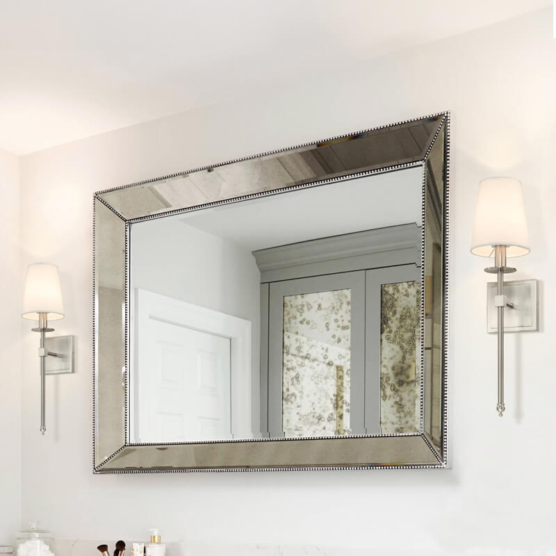 Modern Wall Lamps Set of 2 Bedside Wall Sconce Light with Fabric Shade Bedroom