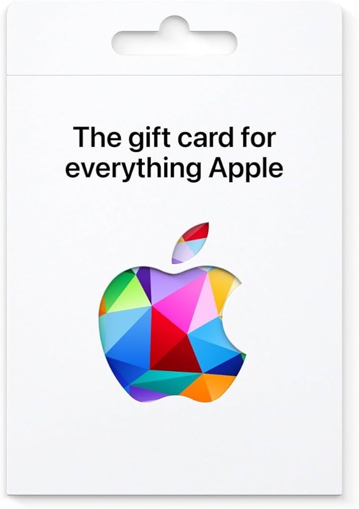 Apple Gift Card - Choose Any Amount - Lowest Prices Online