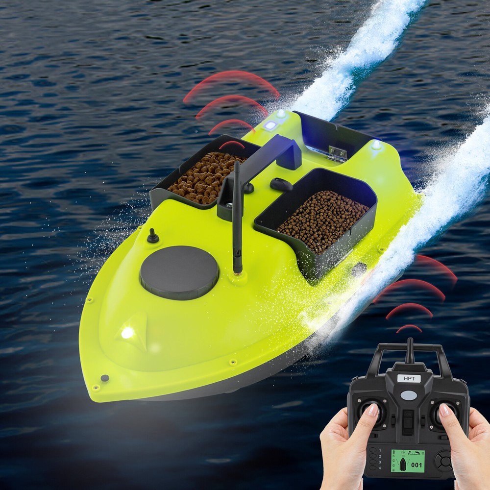 Remote Control RC Fishing Bait Boat with Battery Power