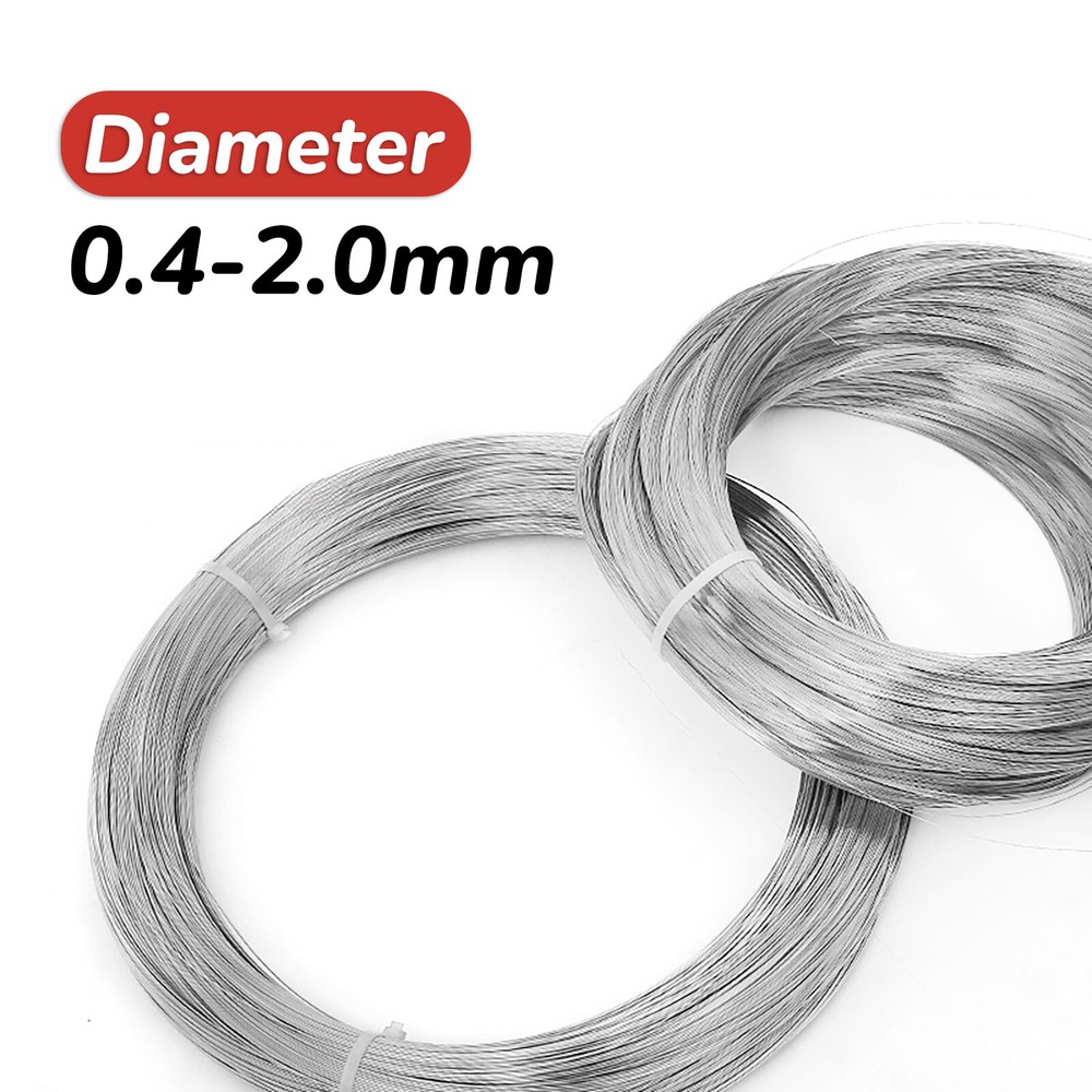 304 Stainless Steel Spring Steel Wire 0.4mm 0.5mm 0.8mm 1.0mm 1.5mm 1.8mm 2.0mm