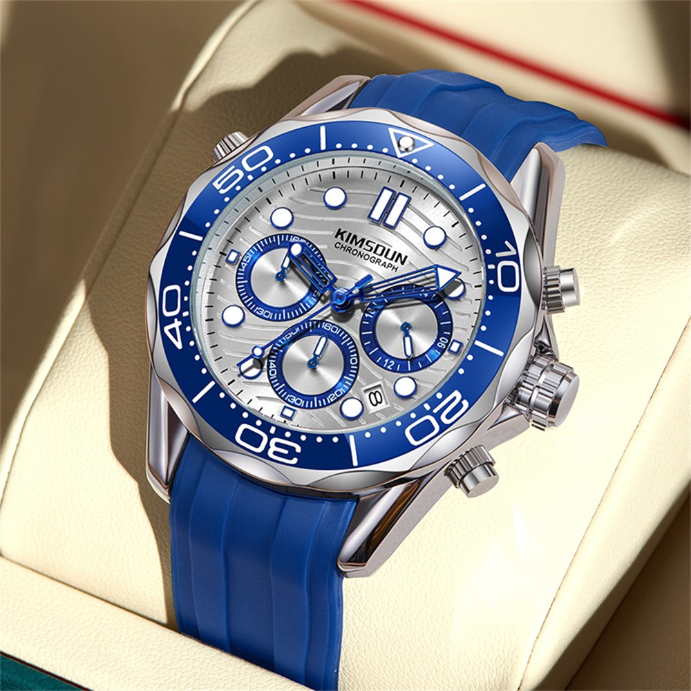 Men's High-End Luminous Waterproof Quartz Watch - Stylish & Durable