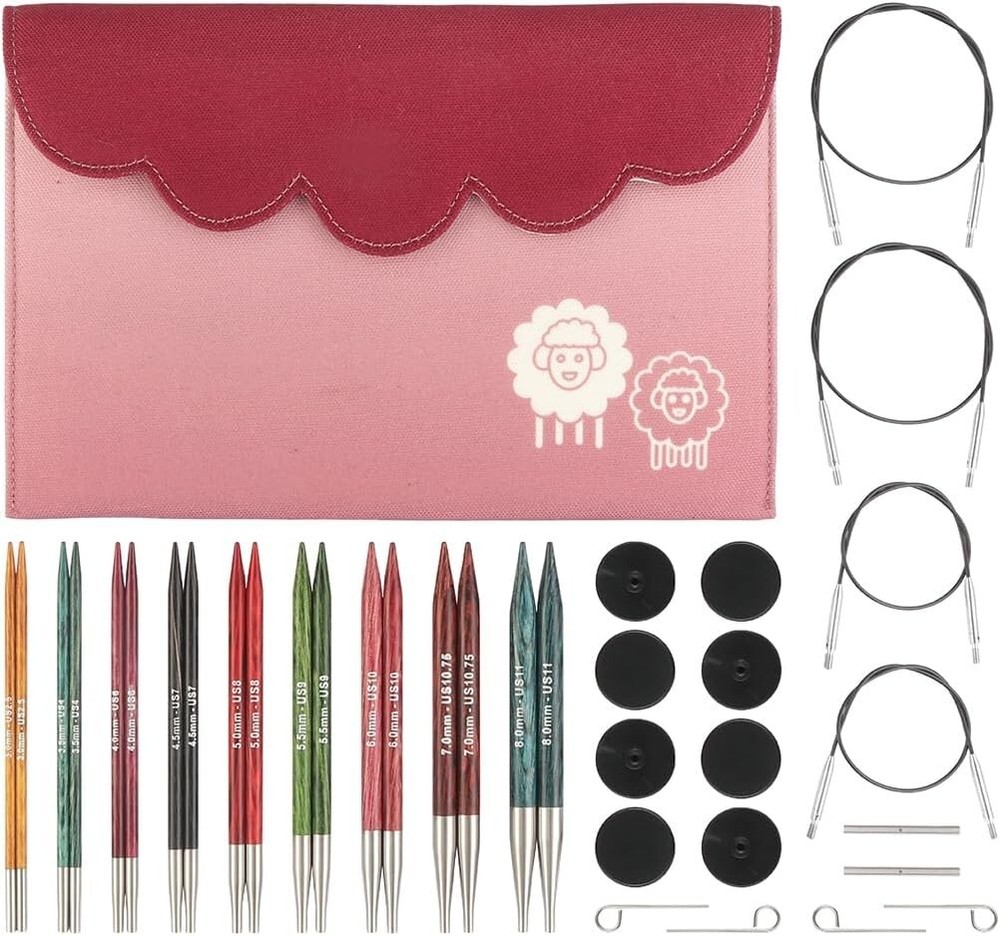 KnitPro Dreamz Normal Interchangeable Knitting Needle Sets 13cm (5”) - Deluxe