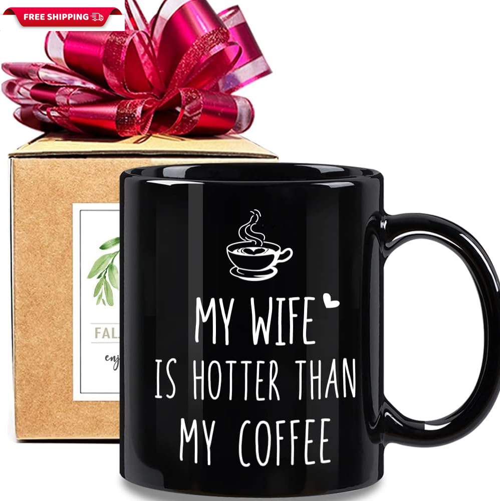 Funny Coffee Mug Gifts for Husband from Wife, Novelty Mug Gifts for Man, Husband