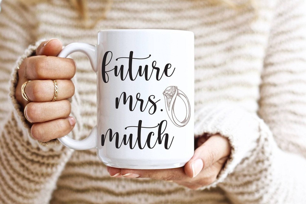 Future Mrs Mug Personalized Future Mrs Mug Gift Bride Mug Engagement Gift Mug