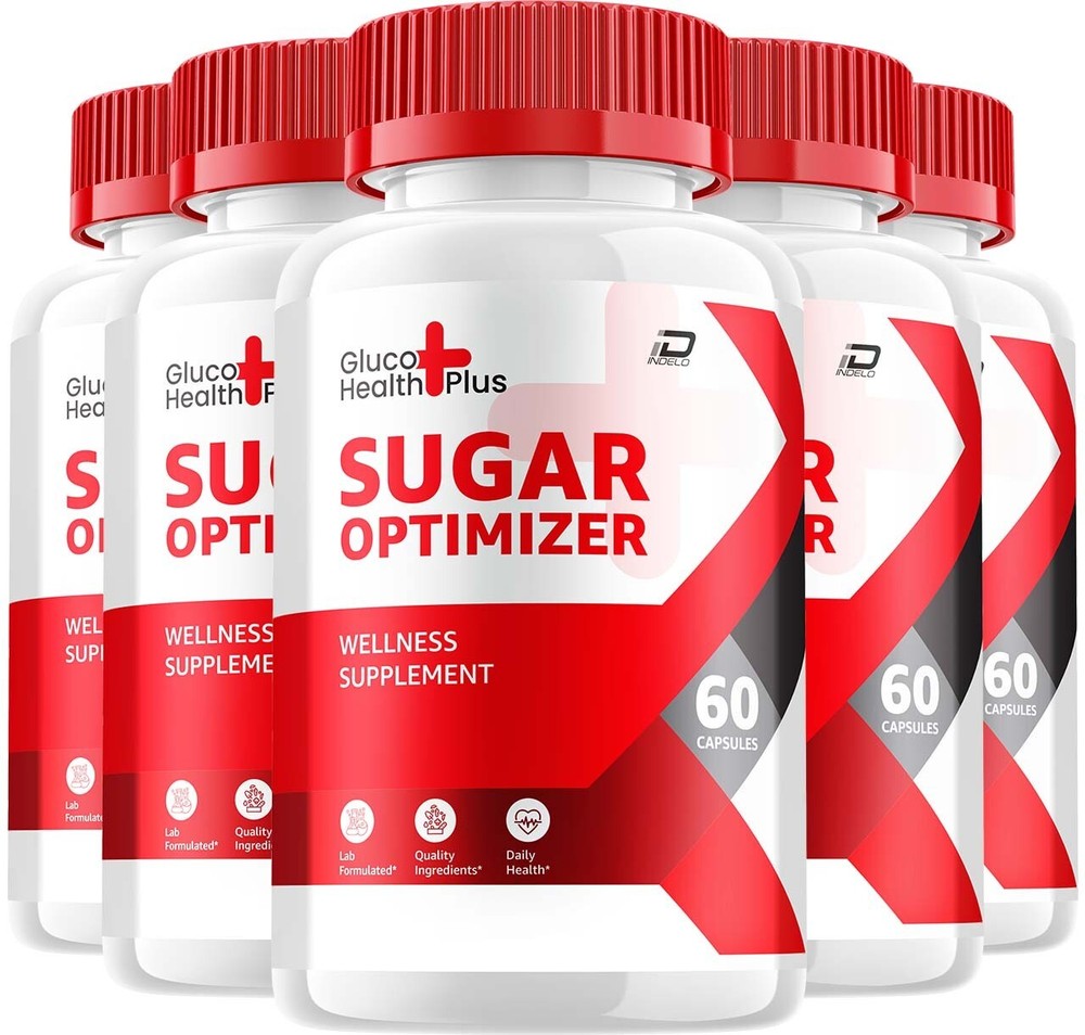 (5 Pack) Gluco Health Plus Capsules – GlucoHealth Plus Sugar Optimizer Pills..