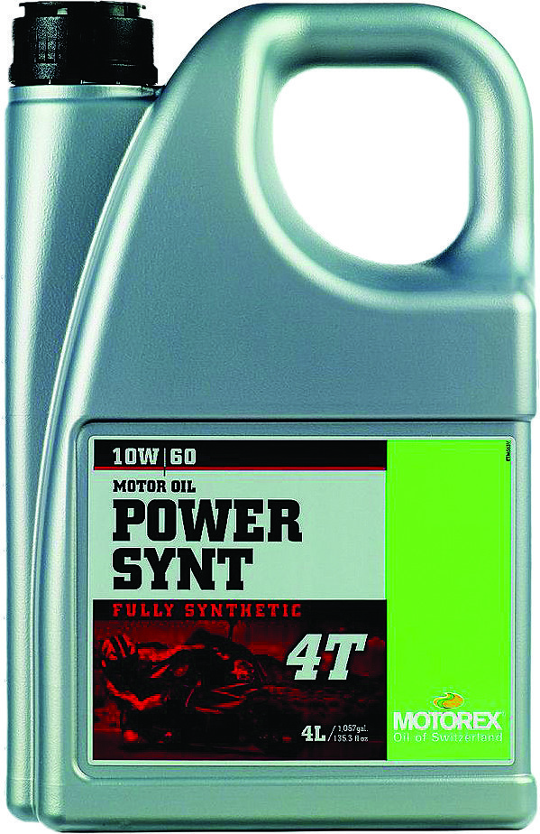 Motorex 306210 Power Sythetic Motor Oil 4T 10W60 4L