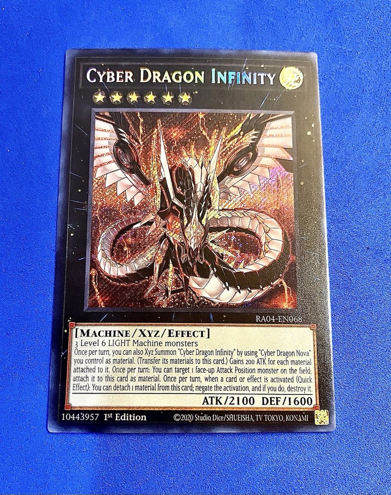 YuGiOh Cyber Dragon Infinity RA04-EN068 Secret Rare 1st Edition NM