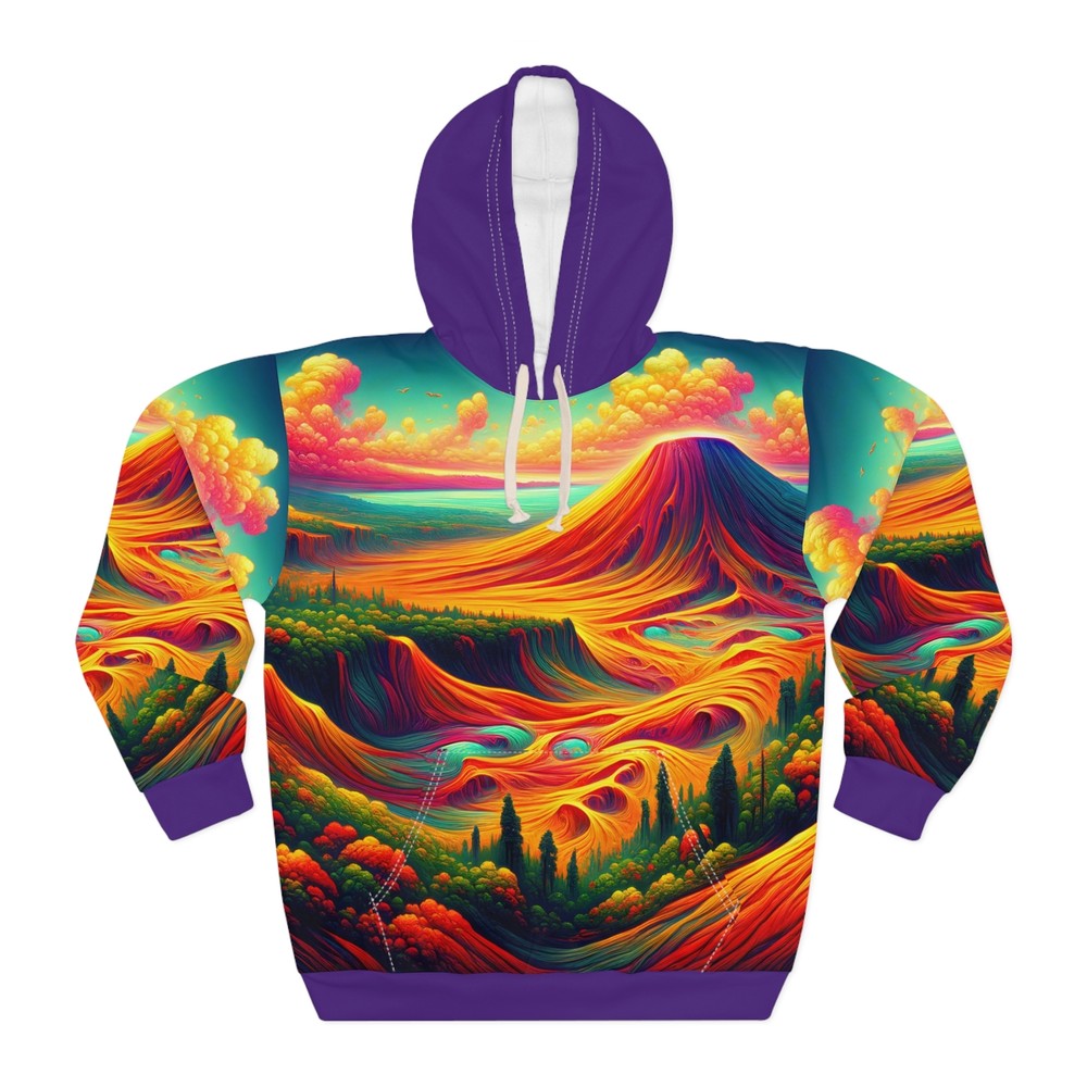 All-Over Print Hoodie Inspired Art Work of Hawai'i Volcanoes National Park