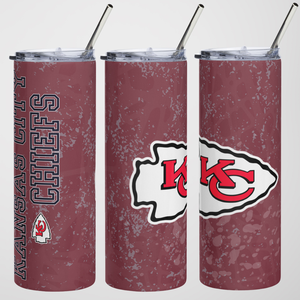 Kansas City Chiefs Tumbler 12 oz Stainless Steel NFL Fan Gear