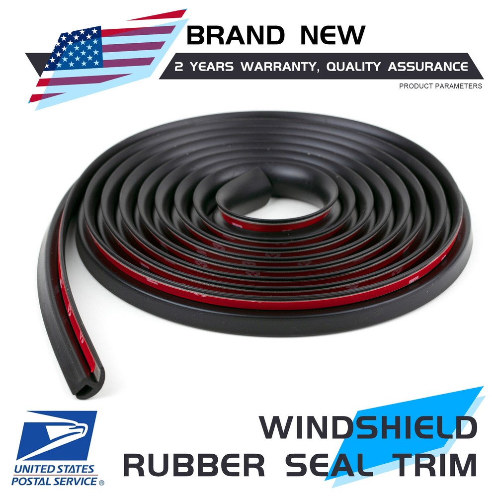 10Ft Car Seal Edge Trim Lock Rubber Auto Door Guard Molding Strip Edge Protector